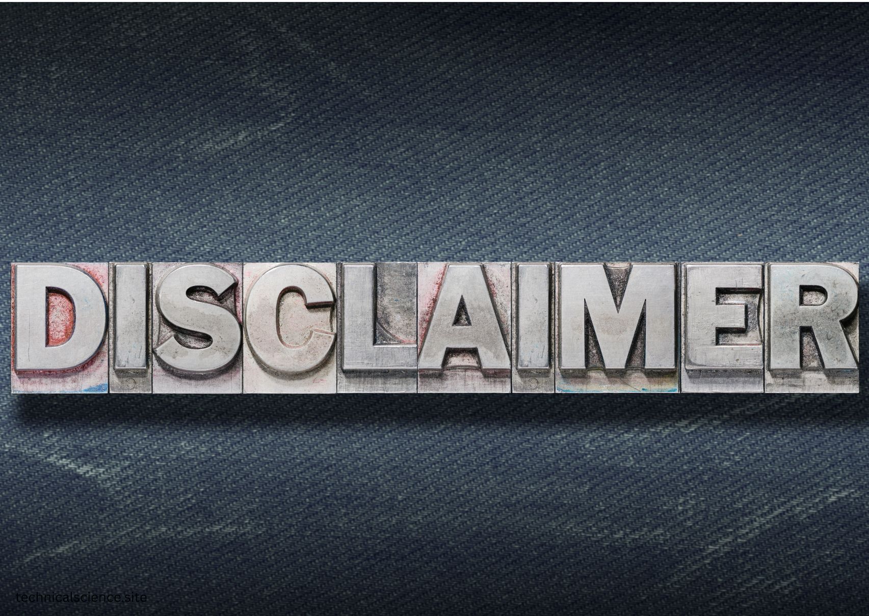 Disclaimer